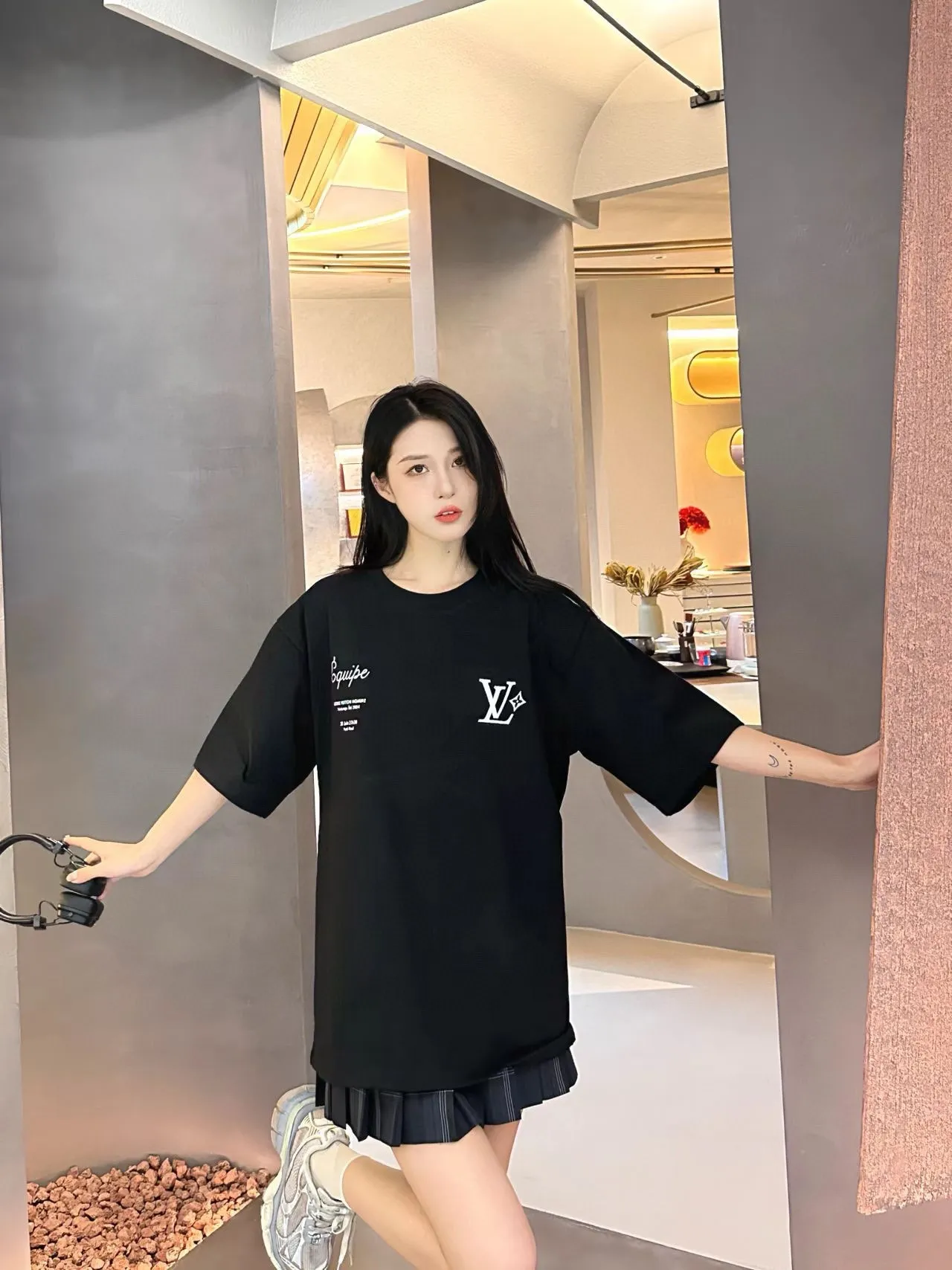 Louis Vuitton/Louis Vuitton Fei Dong’s first show limited printed short-sleeves